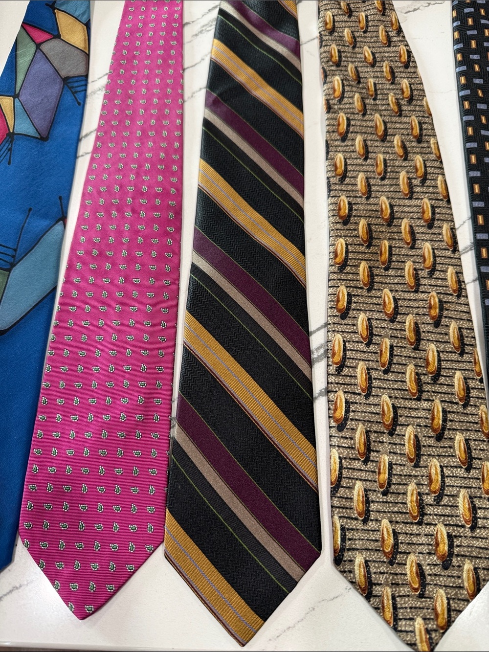 14 Men’s Ties Various Brands. Dion, Robert Talbert, Ferrel Reed, Ralph Lauren - Picture 7 of 10